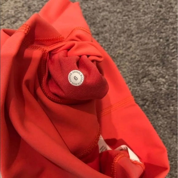 LULULEMON Wunder Under HR 7/8 Watermelon Tef 6 NWOT - Picture 7 of 7